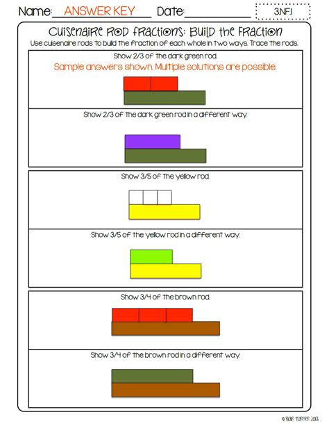 Cuisenaire Rods Free Printables